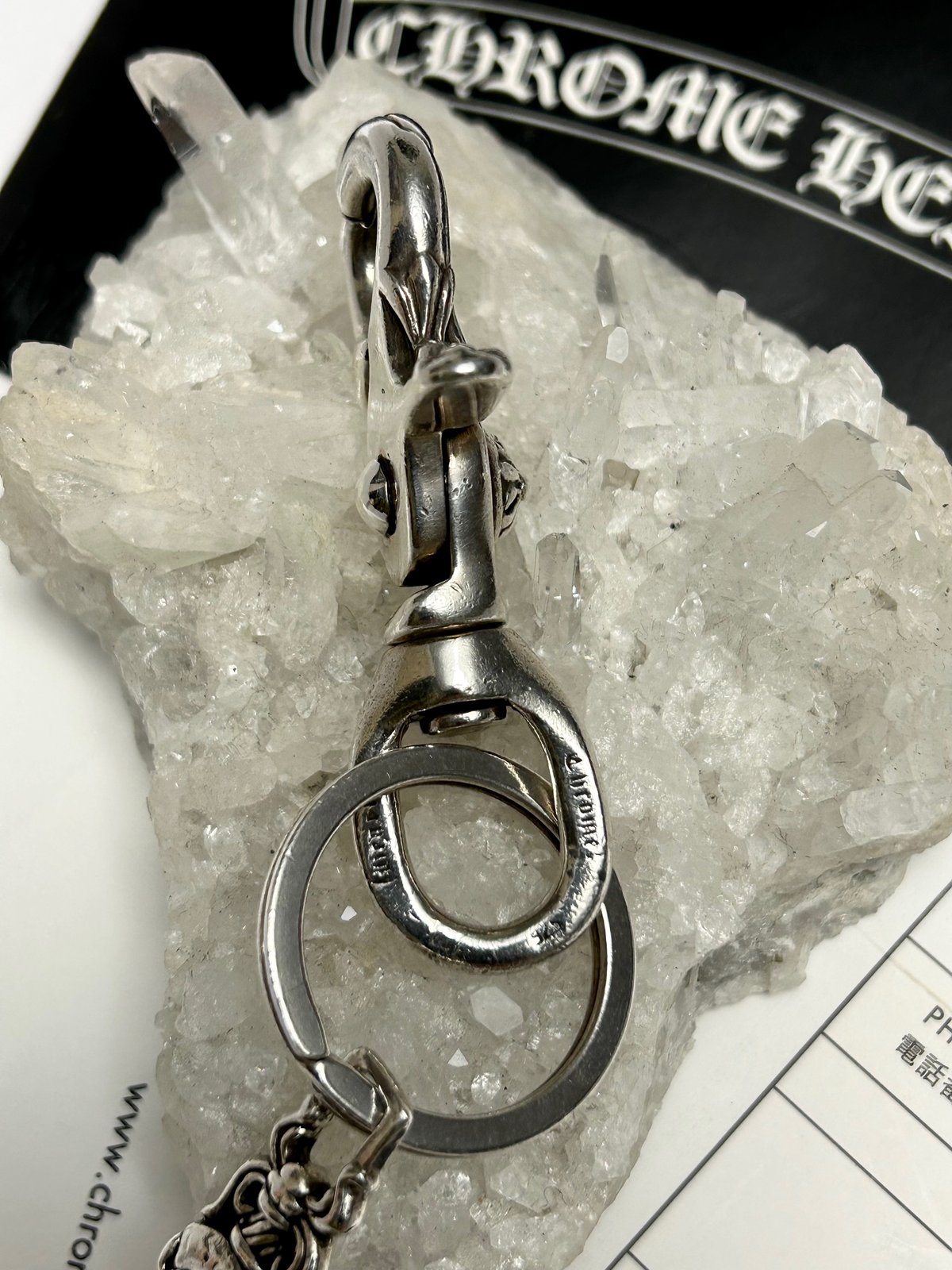 帝王クロムハーツ超目玉希少モデルクリップキーリング〉Chrome Hearts