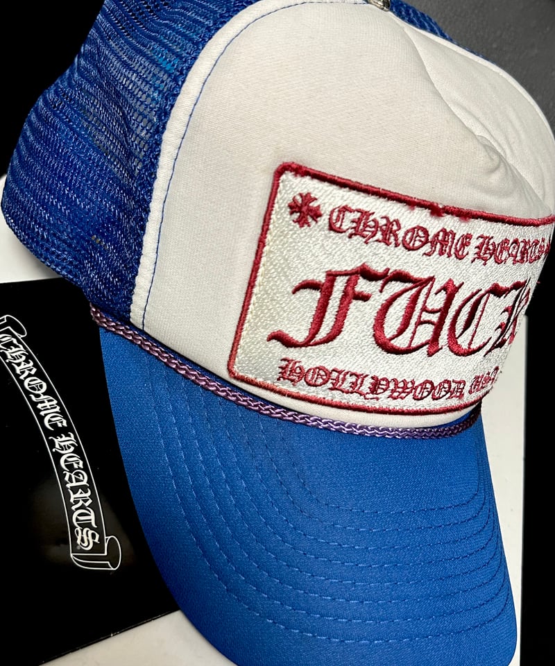帝王クロムハーツ希少オールドトラッカーメッシュキャップ〉 Chrome 