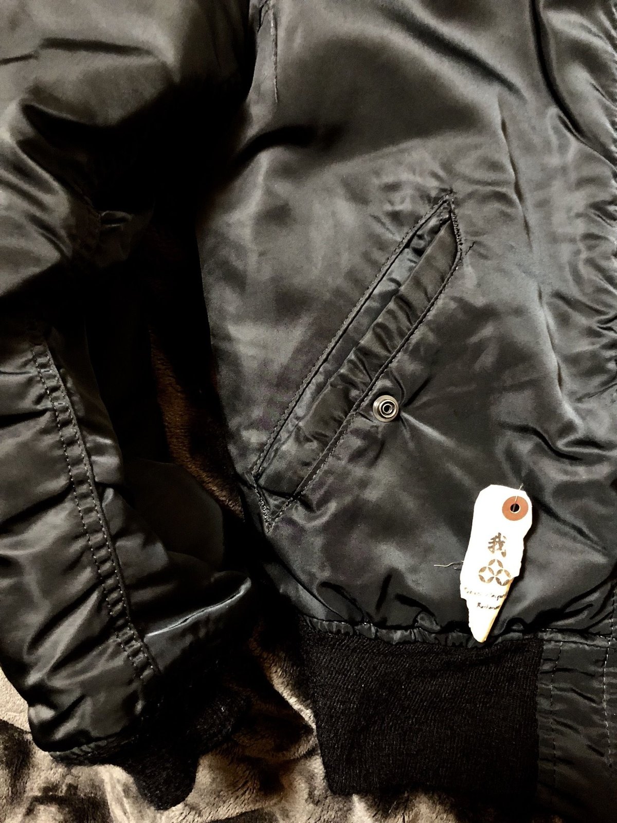 80,s USAF MA-1 Flight Jacket BLACK | 我妻屋 【azuma