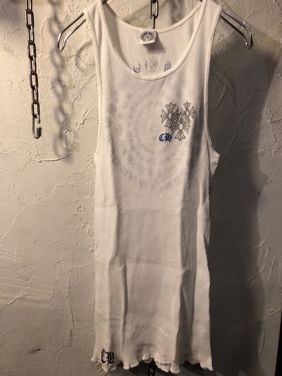 クロムハーツU.S.A.製オールド絶版タンクトップ〉Chrome Hearts U.S.A.