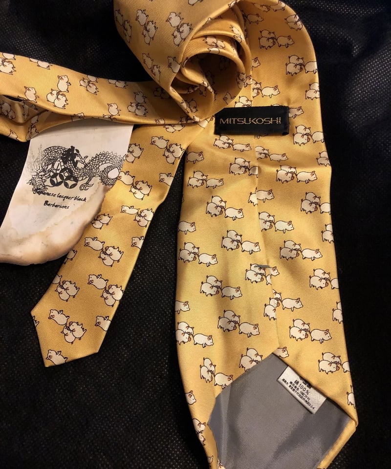 90s ビンテージネクタイ アーニーブッシュミラー ナンシー スラゴ OSAMU 90s ビンテージネクタイ アーニーブッシュミラー ナンシー