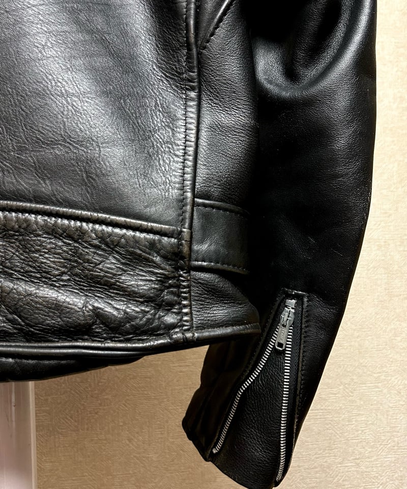 【希少】80s Schott 118 茶芯エイジング ライダースジャケット 40 茶芯 ホースハイドレザー シングルライダース ジャケット S～4XL
