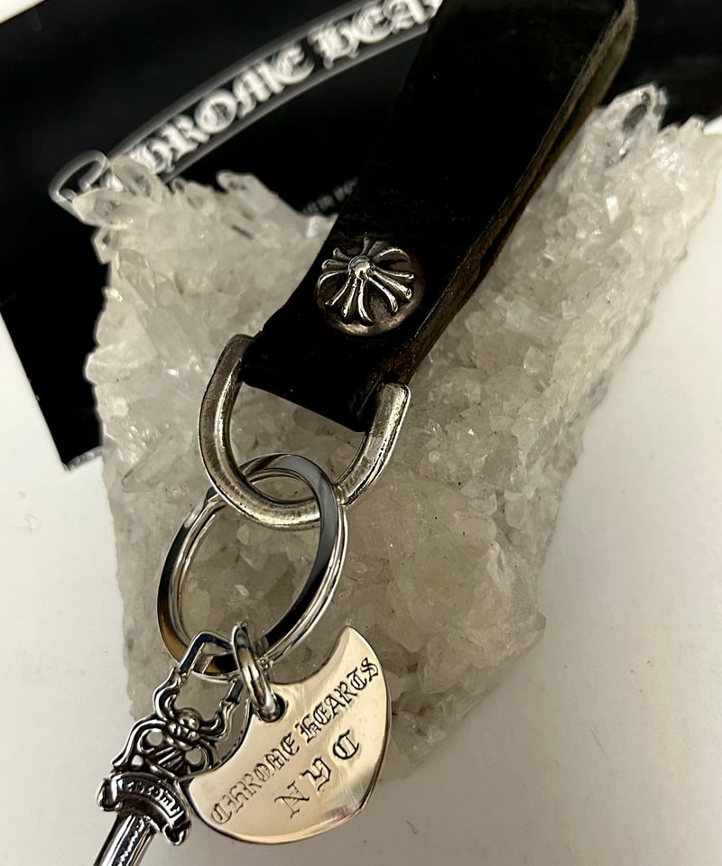 CHROME HEARTS クロムハーツクロスボール ベルトループ Dキーリング クロムハーツ CHROME HEARTS ベルトループDカン クロスボールボタン メンズ