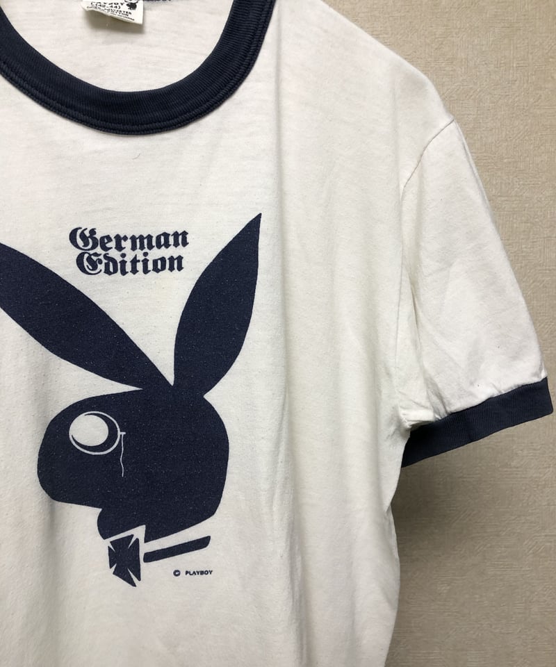 エイティーズU.S.レアTee〉80年代オフィシャルU.S.A.製PLAY BOYレア鉄