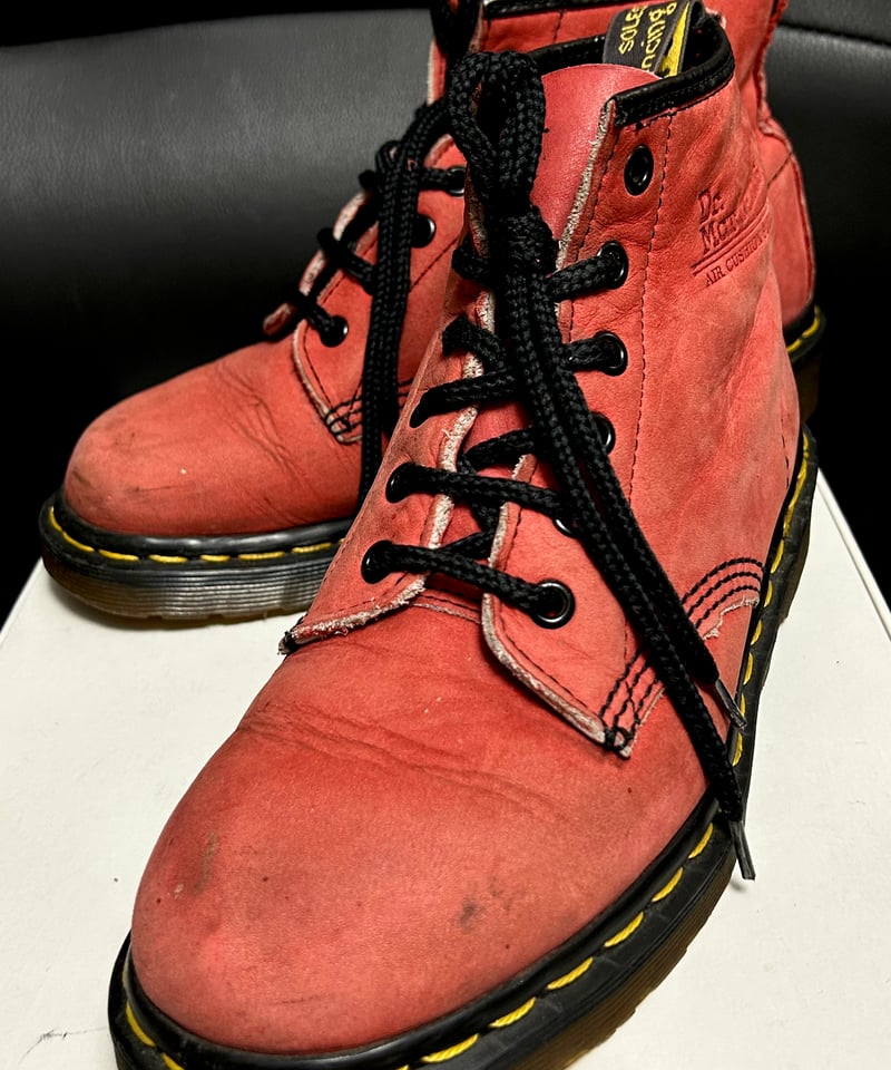 Dr. Martens Air Wair ブーツ　オレンジ　イングランド製 イングランド製期エイティーズレアカラー〉80年代リアルイングランド製