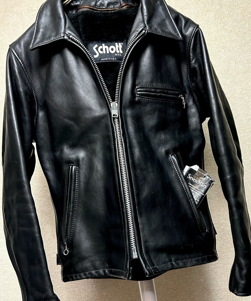 希少IDEALジッパーオールドタグ103US〉オールドU.S.A.製Schott