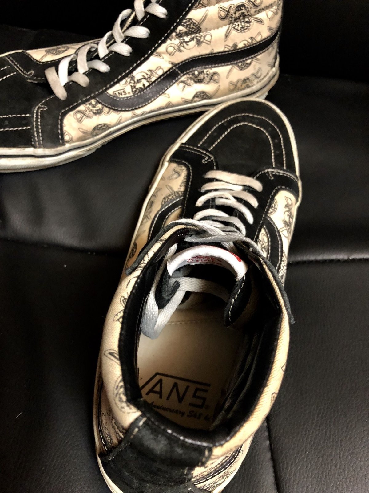 VANS スケートハイ レトロ 30周年 スカルパイレーツ 28.5㎝