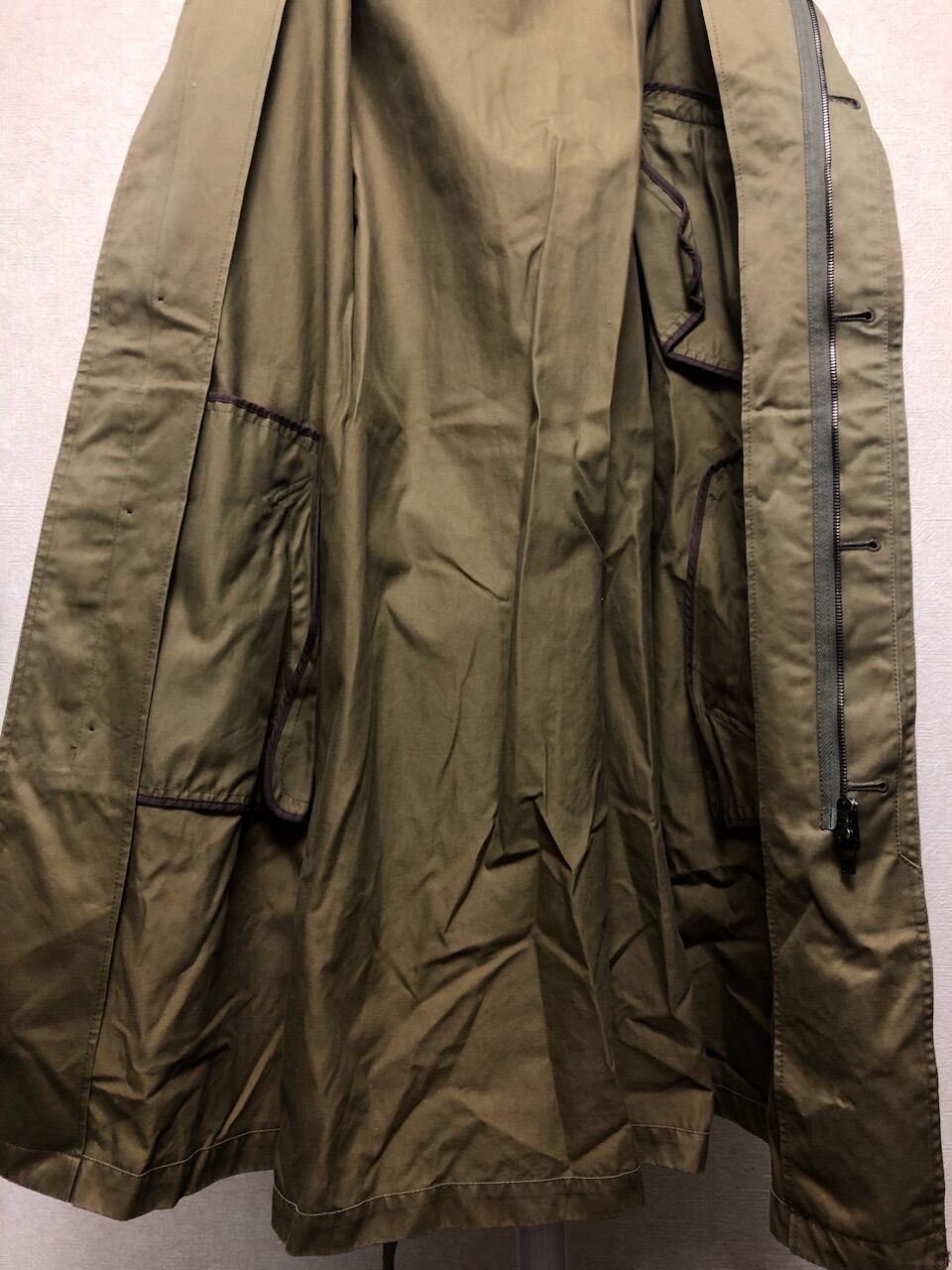 JULIUS 2007AW シワ加工 トレンチコート ミリタリー 【アーカイブ】 JULIUS 2007AW シワ加工 トレンチコート ミリタリー 【アーカイブ】