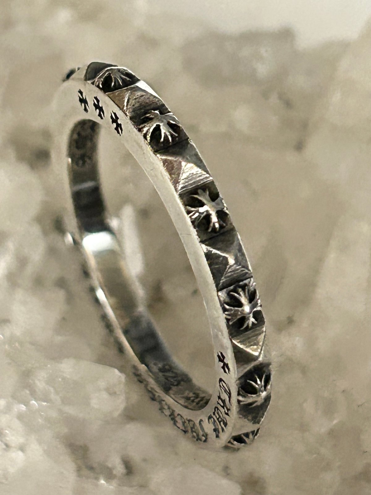 最終値下げ★クロムハーツ★TFPリング★16号 帝王クロムハーツ超人気パンクリング〉Chrome Hearts TFP PLUS PUNK