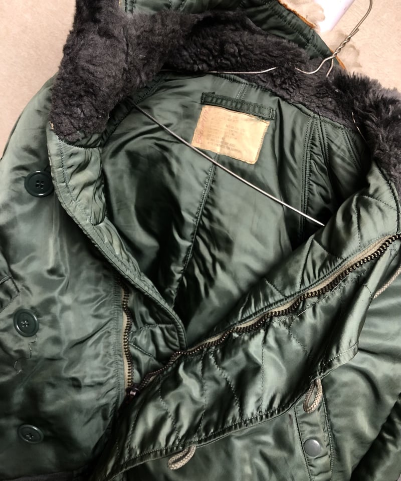 ALPHA/N-2B/70s/末期実物/SCOVILL ALPHA アルファ N-2B 70s USA 製 SCOVILL社製ジップ ジャケット