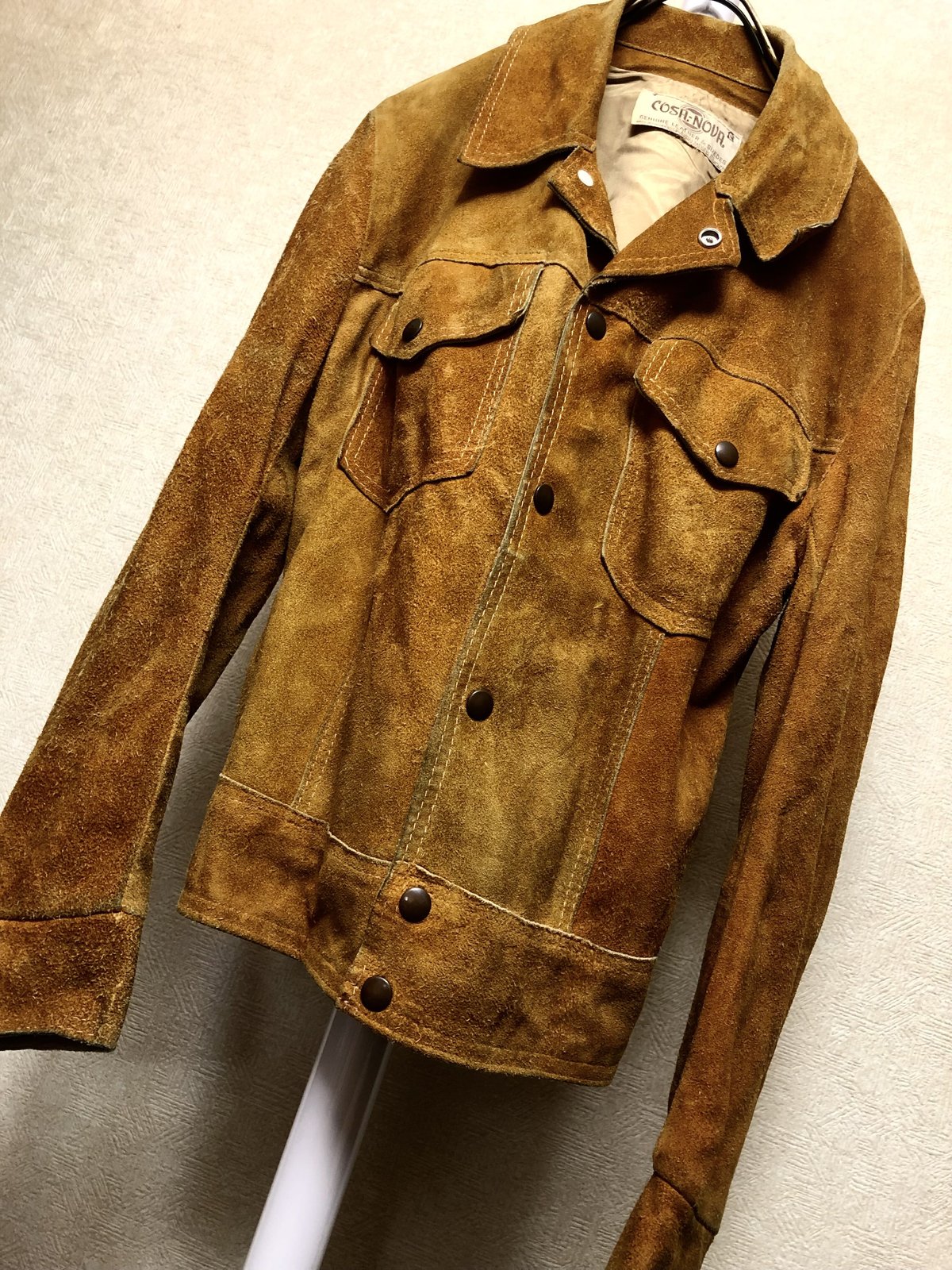 ★専用★ Swedish vintage cloth・* セブンティーズCANADA希少起毛スウェードレザー〉70,s CANADA製希少