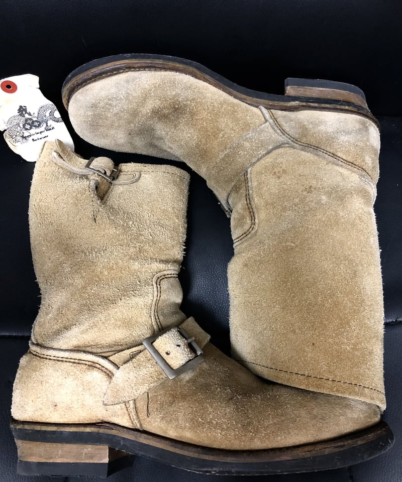 超目玉往年の貴重PT83起毛エンジニア》オールドU.S.A.製RED WING RW-826...