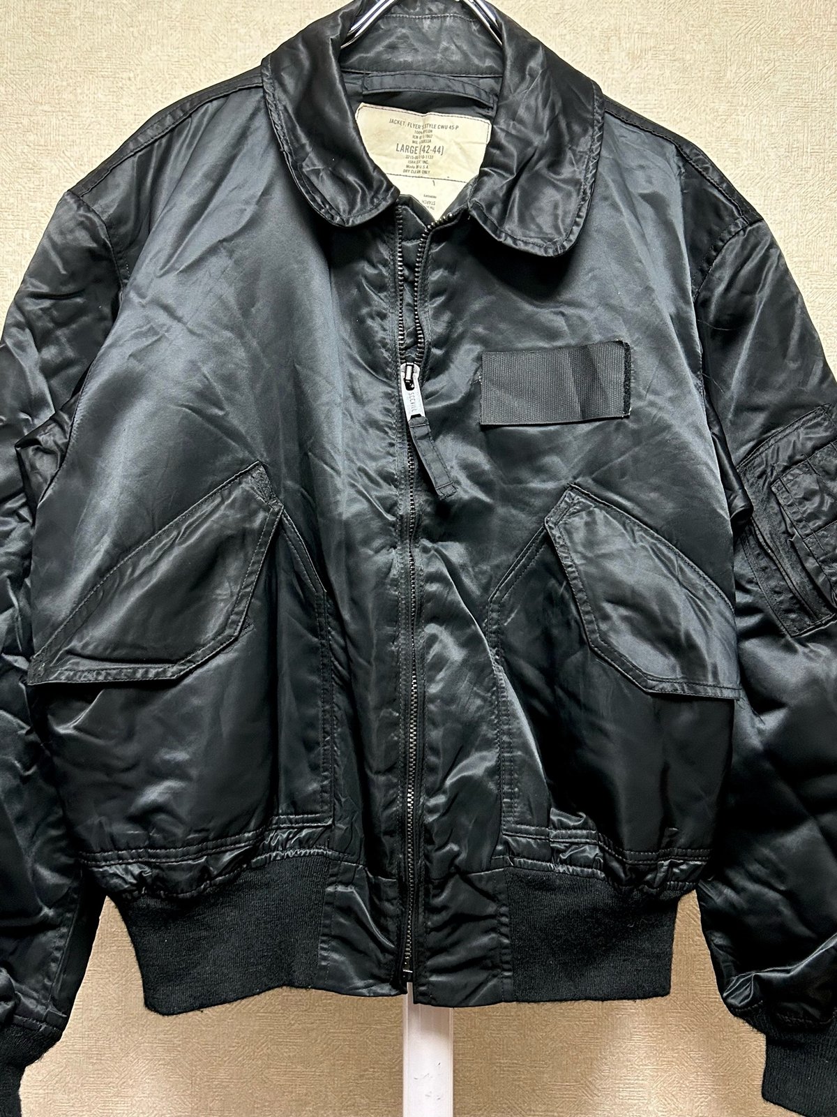 希少カラー 80s USA SCOVILL CWU-45p 短丈 ブラック　黒 fit=scale-down,w=1200