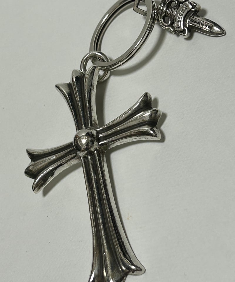 枯渇帝王クロムハーツ伝統シンボリックキーリング美品〉Chrome Hearts