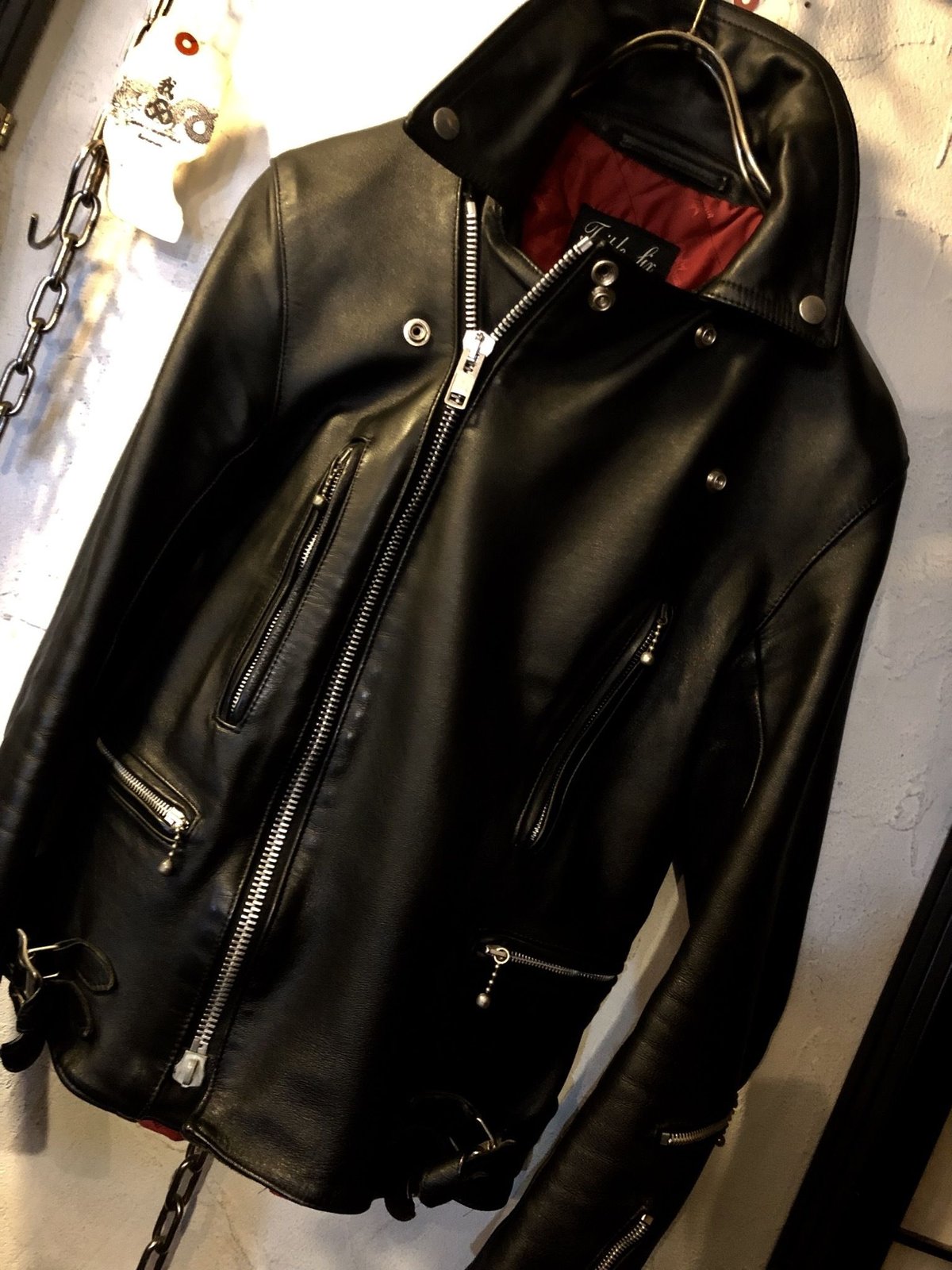 666 King Mob キングモブ ライダースジャケット 黒