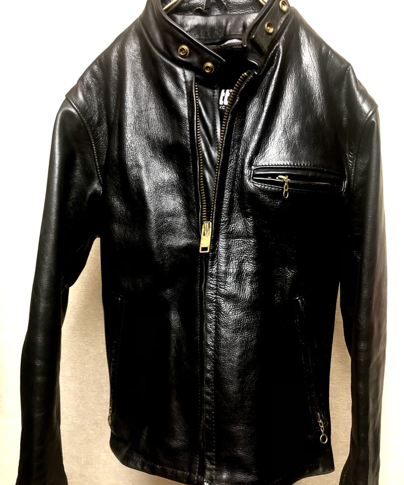 【Schott】90年代U.S.A.製スタンドカラーシングルライダース Schott N.Y.C ショット SCHOTT 641 スタンドカラー シングル