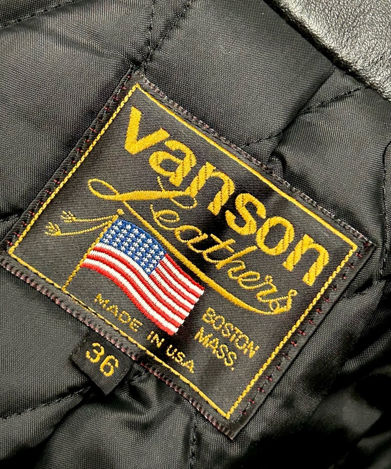 オールドモデルTALONジッパー王者vanson〉オールドモデルU.S.A.