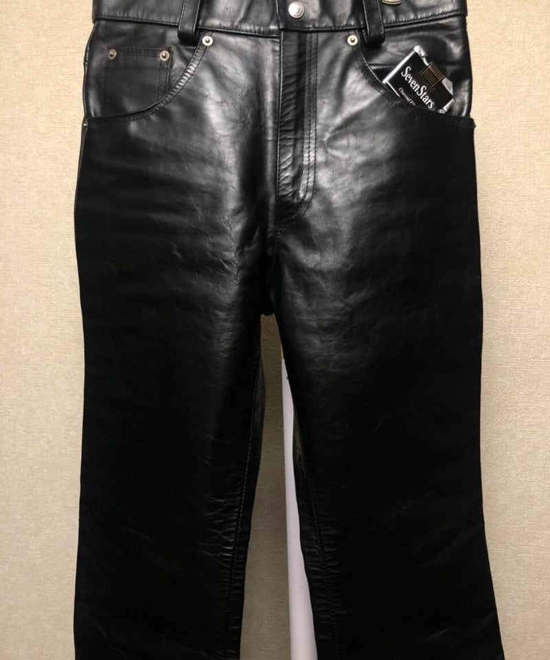 オールドナインティーズTALON社ジッパーレザーパンツ〉 90年代Indian