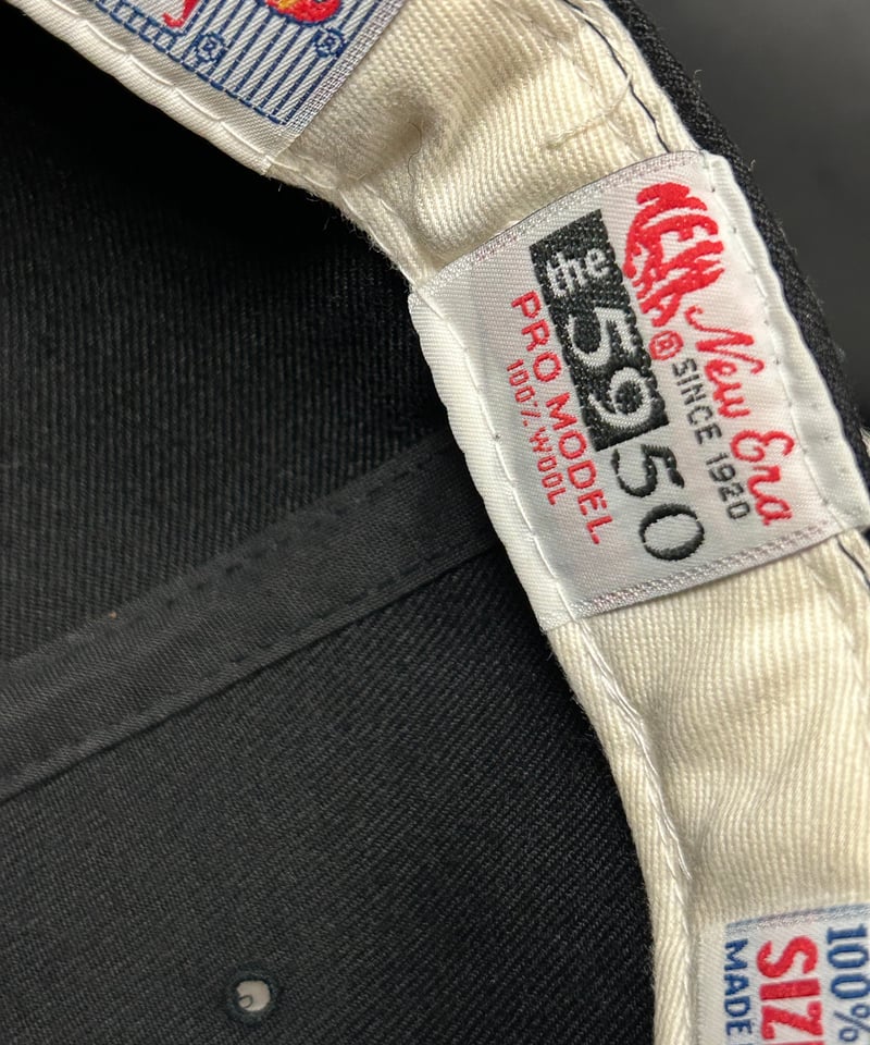 【80s〜90s初期】USA製　 vintage NEW ERA 59FIFY U.S.A.製時代希少80-90,s初期タグオールドNew Era〉U.S.A.製時代80-