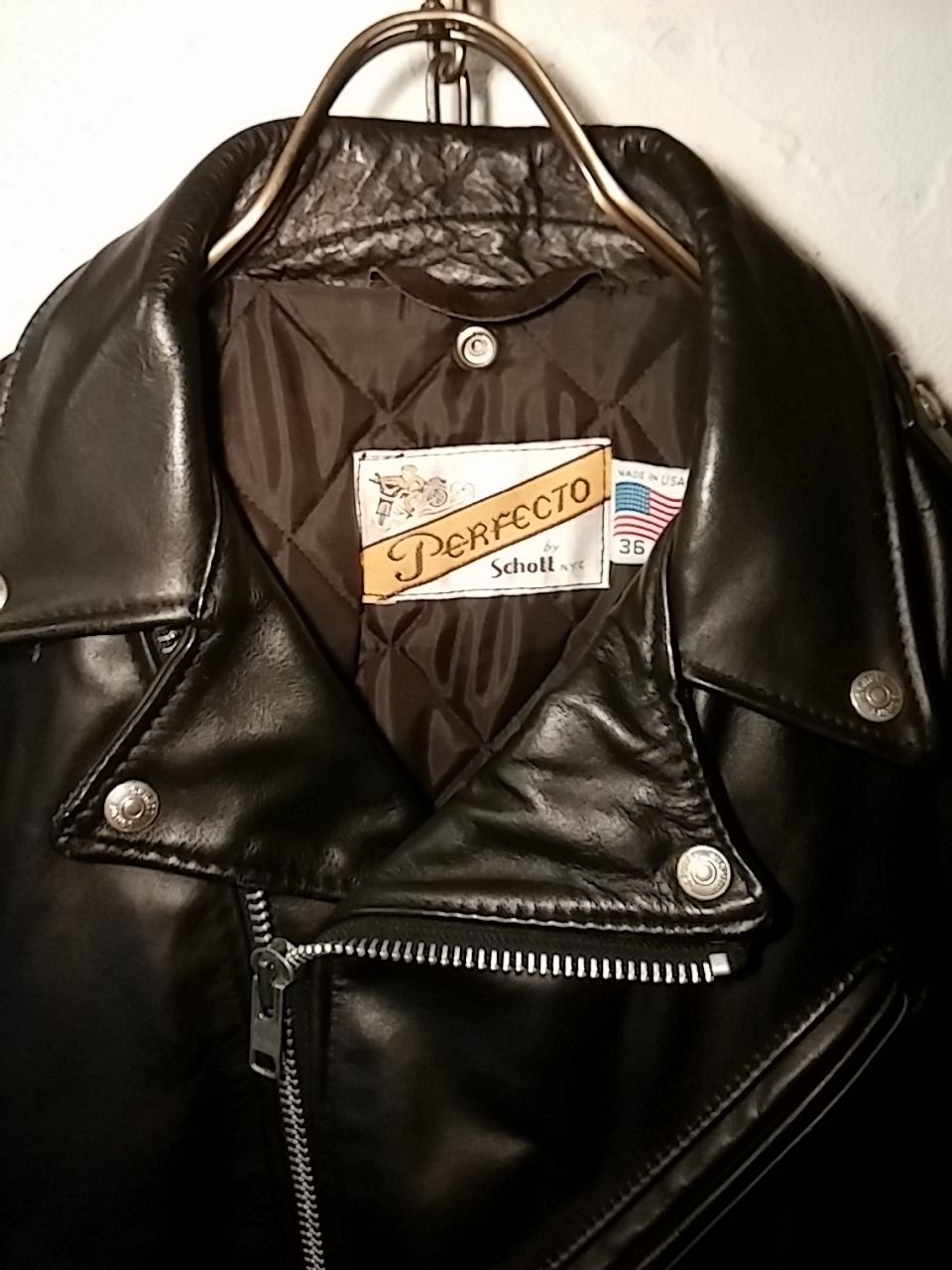 80s Schott スウェードレザージャケット USA製 36 ヴィンテージ fit=scale-down,w=1200