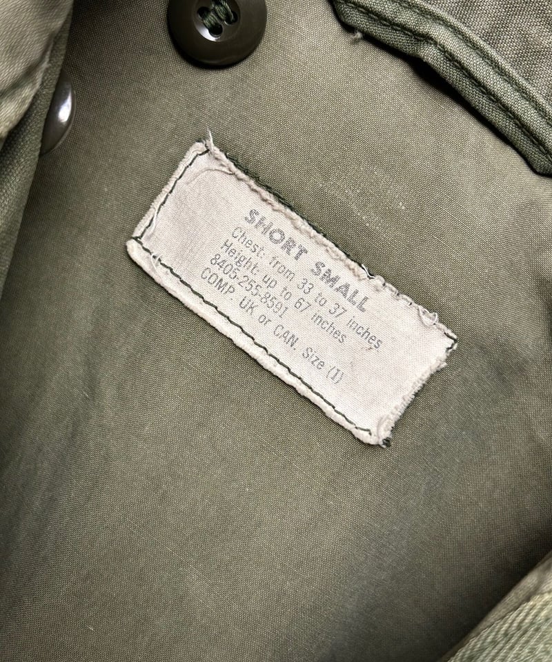 パンキッシュ米軍実物アルミジッパー最終期64年製希少サイズ〉 U.S.