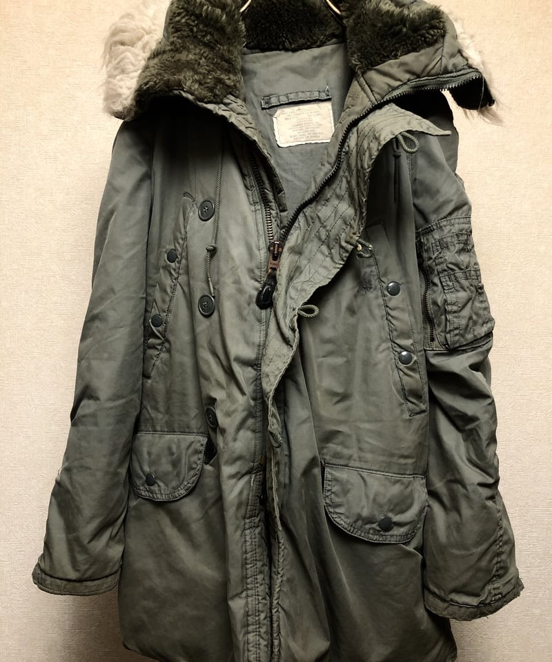 米軍83年製N-3B希少Rock'n Roll X-SMALL》USAF83年製ラビットファ