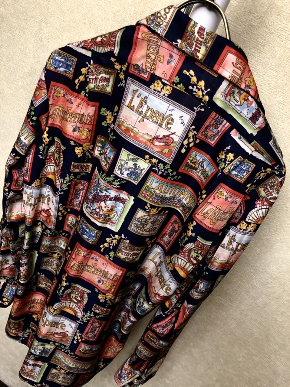 セブンティーズ総柄シャツシリーズ①〉70年代U.S.A.製