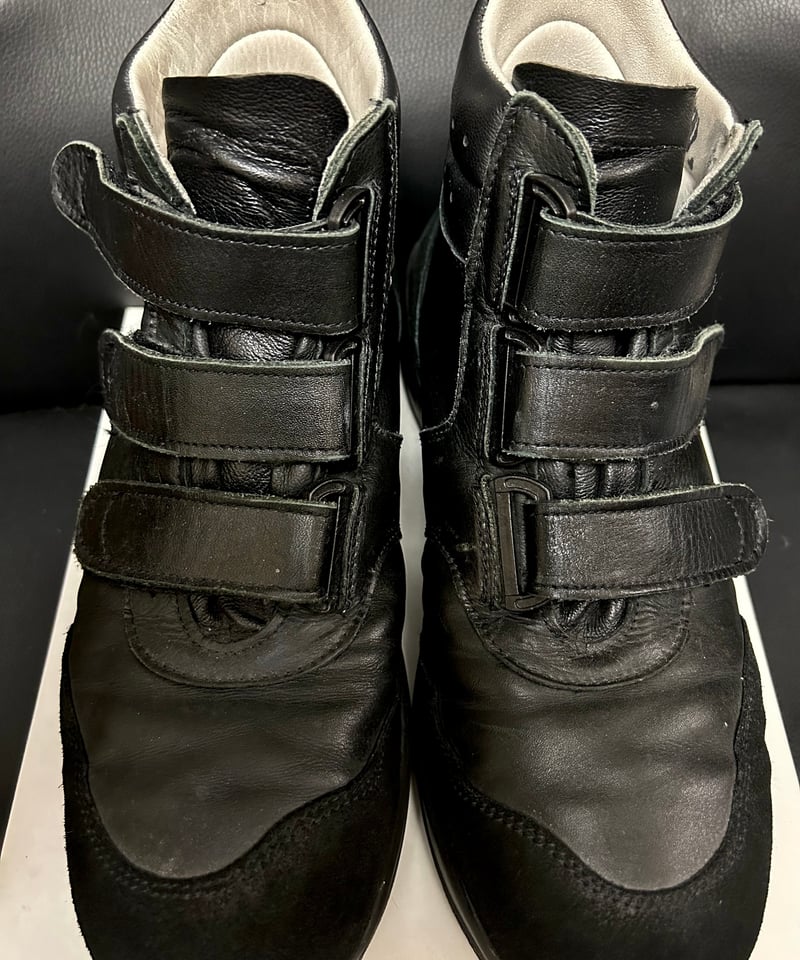 ドイツ軍オールド年代ベルクロレザースニーカー枯渇ゴールデンサイズ
