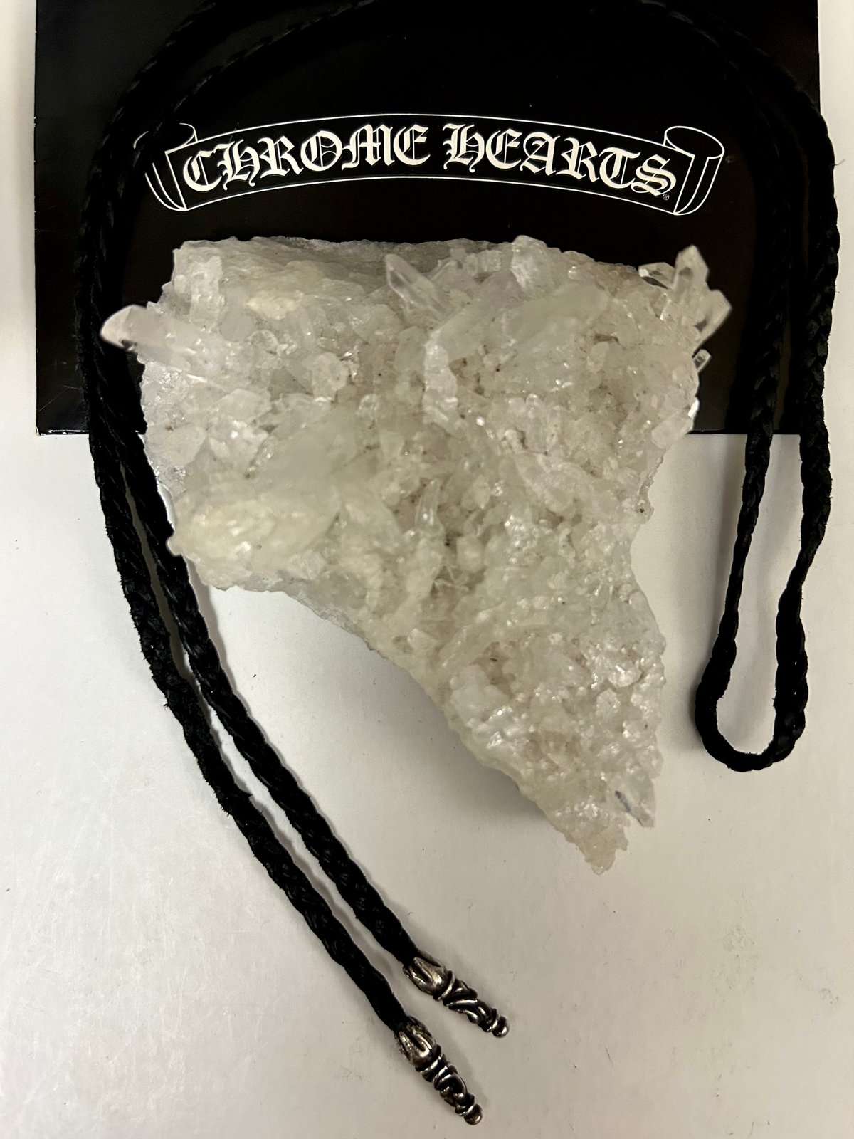 クロムハーツ タイニー レザーブレード クロムハーツタイニーレザーブレードスモールスクロールボロ