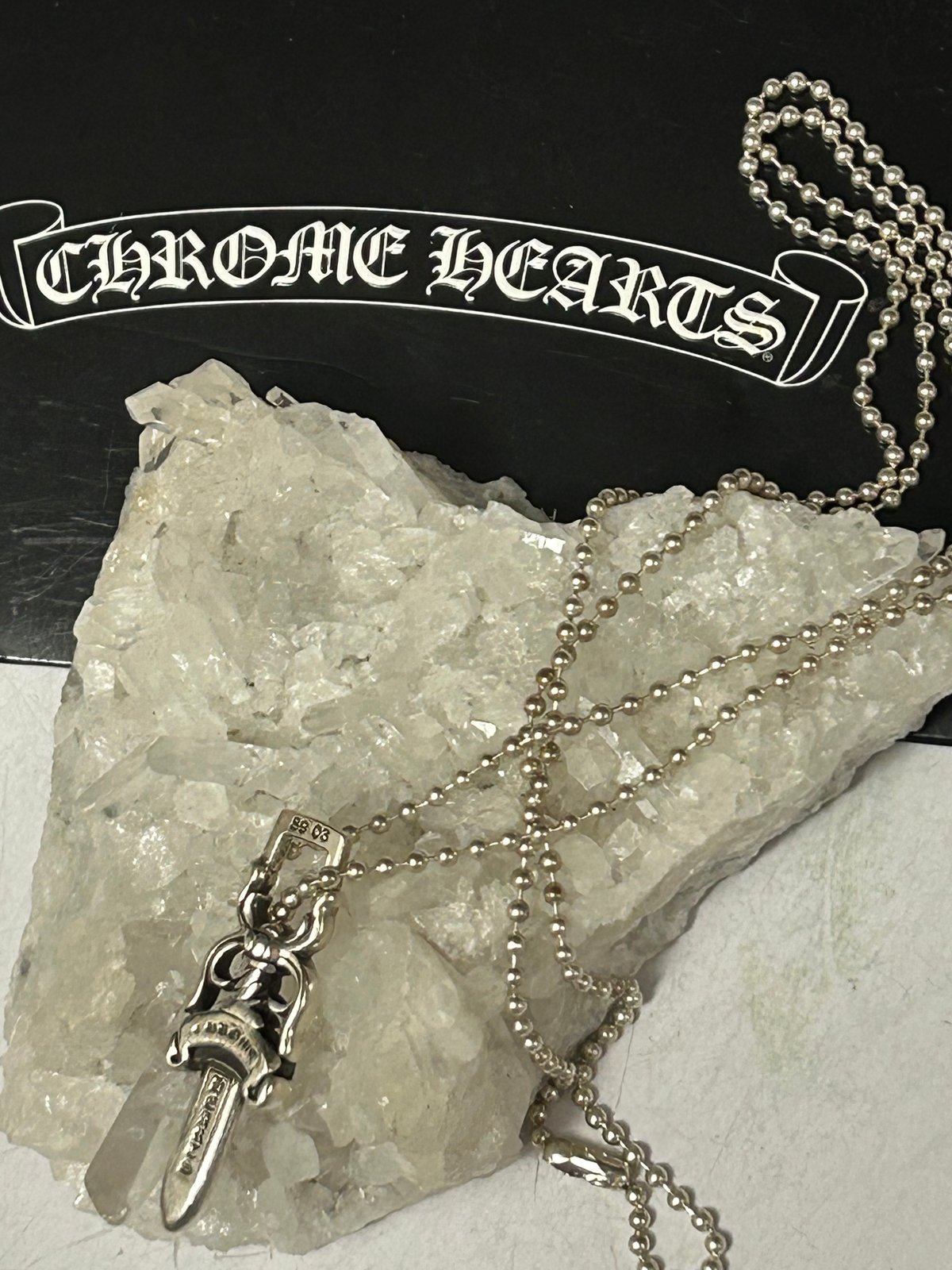 帝王クロムハーツNo.10ダガーネックレス〉Chrome Hearts No.10 