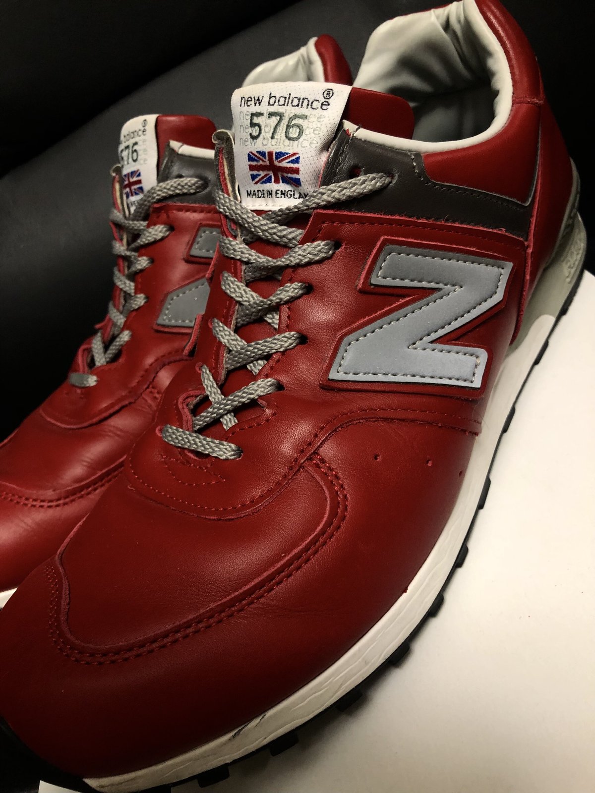 new balance◆ニューバランス　M576 RED 25.5㎝　レザー