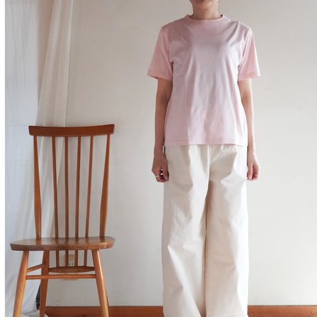 SALE シンプルTシャツ［ピンク］