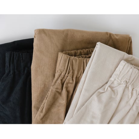 ポッカパンツ コーデュロイ　[ 白 ]
