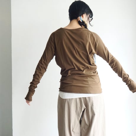 ラグランカットソー　コットン（4色）
