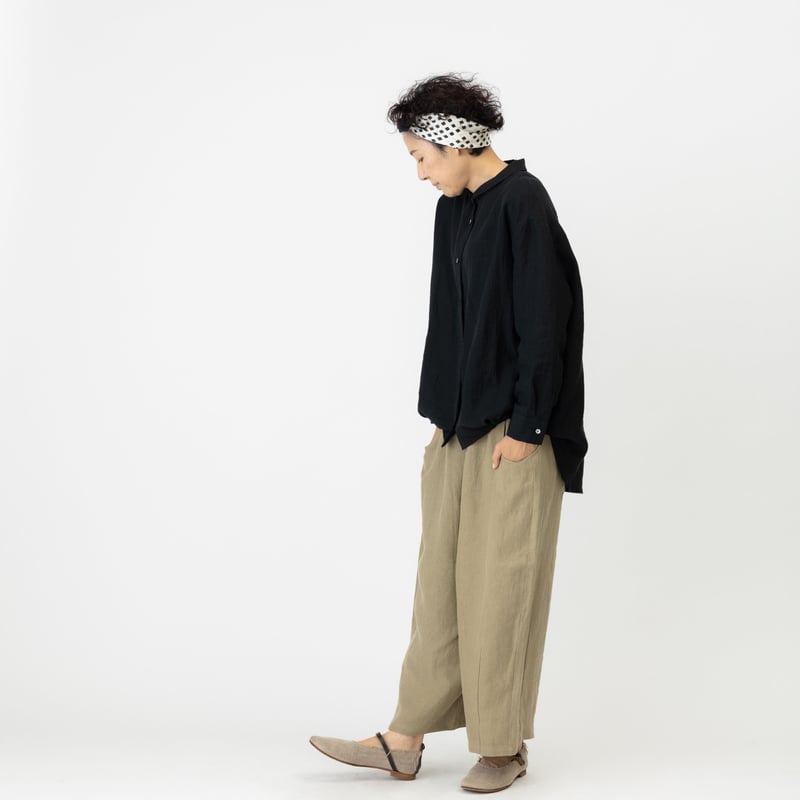 リネンコッペパンツ [ ベージュ ] | nuuno 