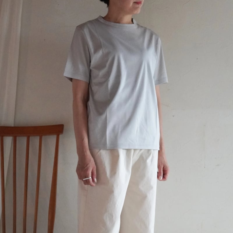 シンプルTシャツ［アイスグレー］ | nuuno.