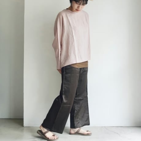 シルクストレートパンツ (2色)