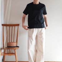 シンプルTシャツ［黒］