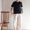 シンプルTシャツ［黒］