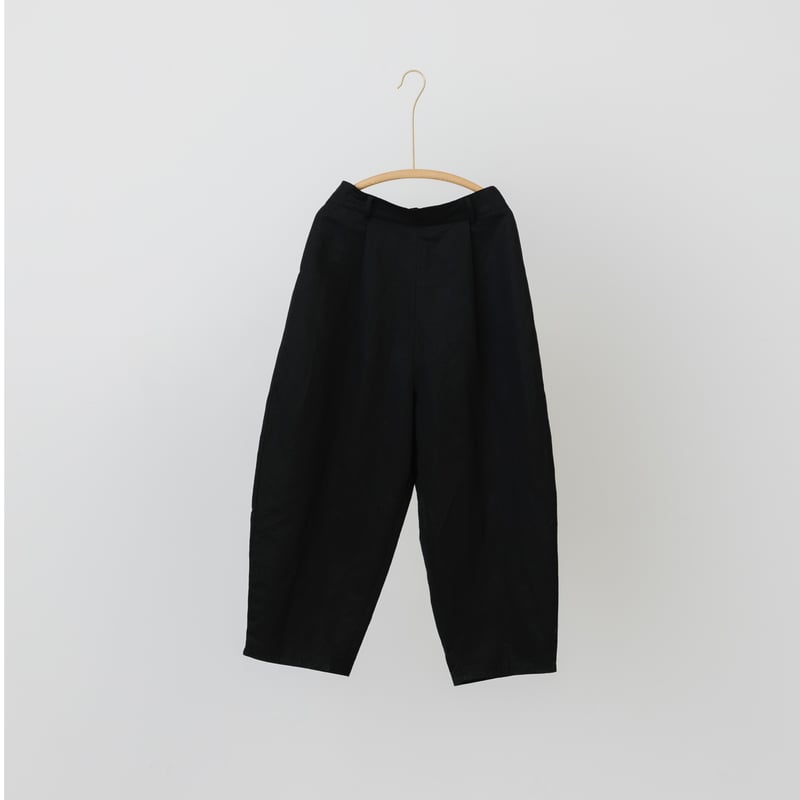 フィグパンツ (ウールリネン) [黒] | nuuno.