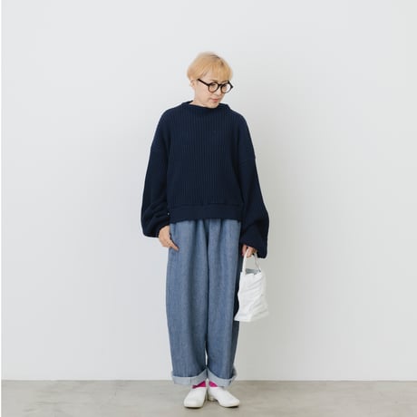 ポッカパンツ ウールデニム