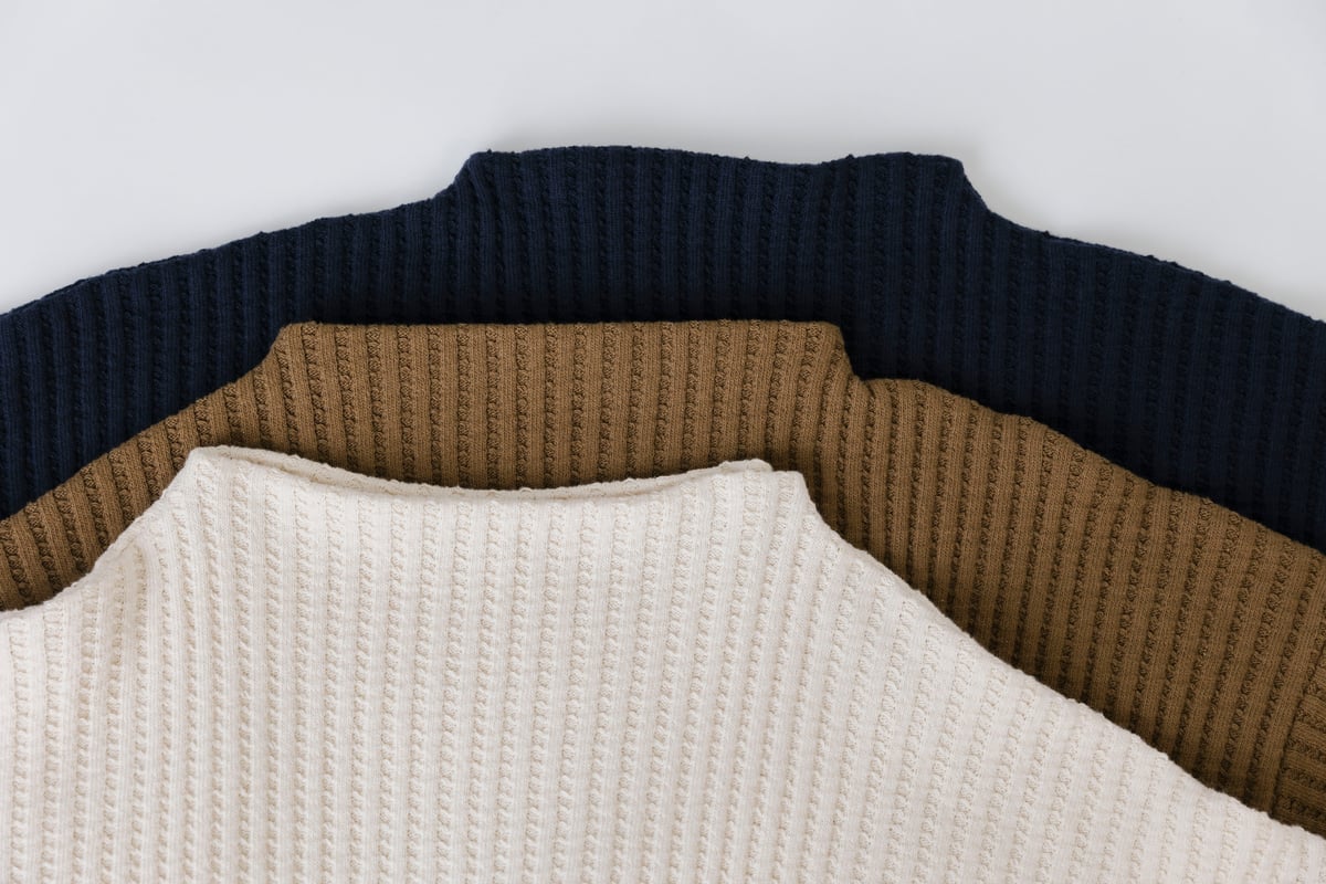 コットンセーター [カーキ] | nuuno.