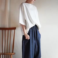 ビッグTシャツ(無地)［白］