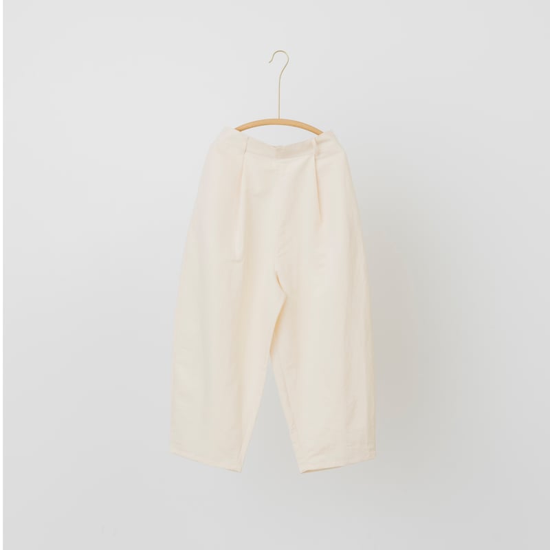 フィグパンツ (ウールリネン) [アイボリー] | nuuno.