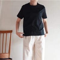 シンプルTシャツ［黒］