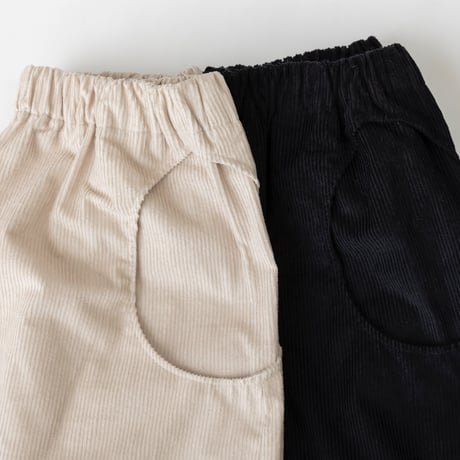 コッぺパンツ コーディロイ　 [黒］