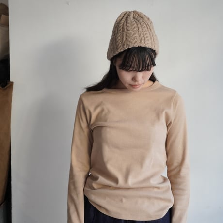 長袖ウールTシャツ (２色)