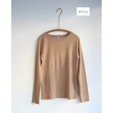 長袖ウールTシャツ (２色)