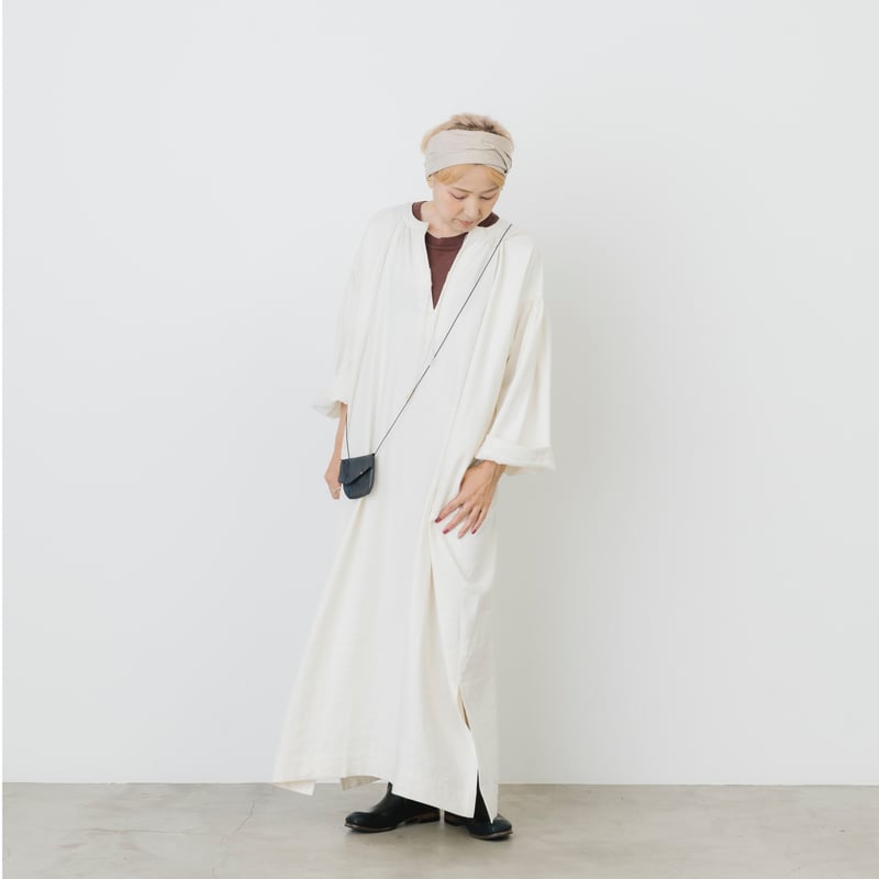コクーンワンピース【L】 [ オフ ] | nuuno.