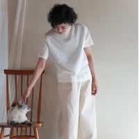 シンプルTシャツ［白］